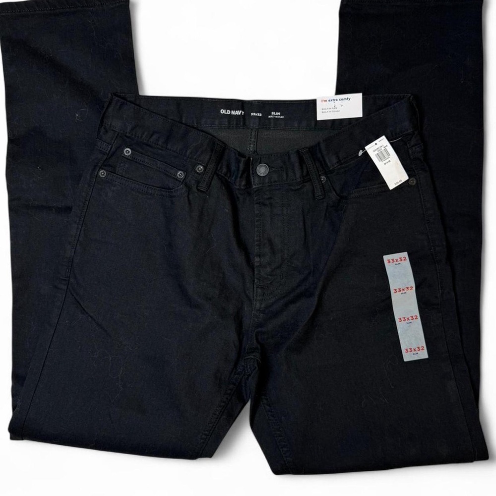 Old Navy Men's Slim Black Jeans - 33x32